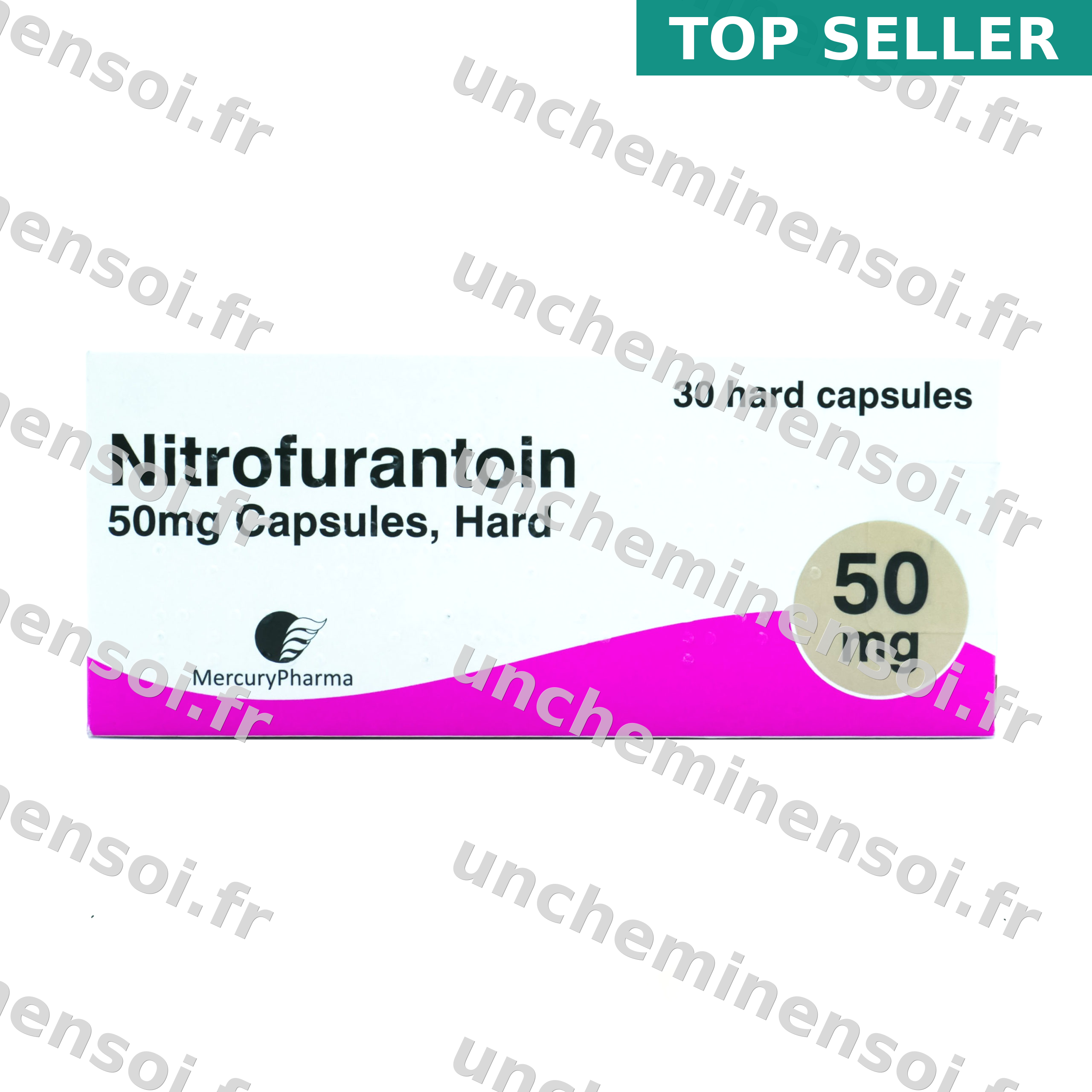 Commandez Nitrofurantoïne dès 0,41€ : paiement 100% sécurisé
